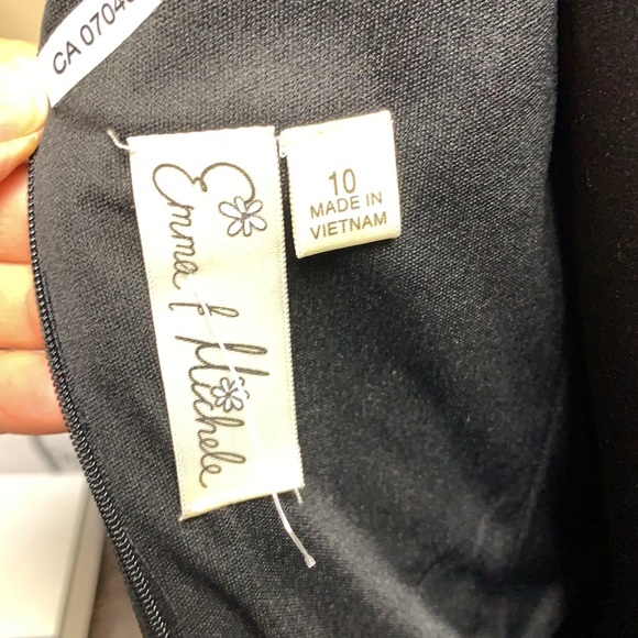 Black Ruffle Mini Dress - Picture 11 of 13